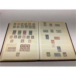 Stamps and covers including New Zealand, mostly used, various first day covers etc, housed in a stockbook and ring binder folder