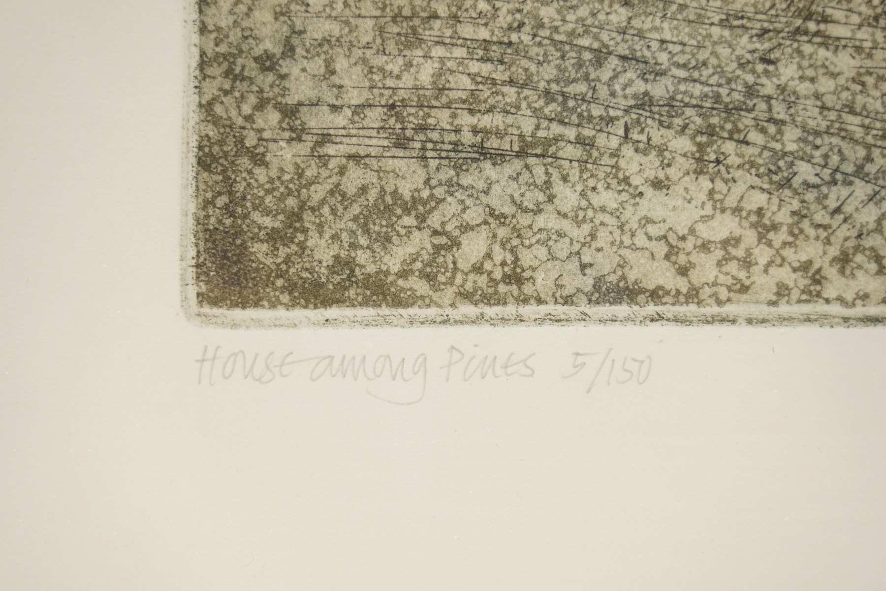 Colin Bygrave (British 1933-2020): 'House Among Pines' and 'Fitzwilliam Redwood', pair of monochrome etchings signed titled and numbered 5/150 and 3/90 in pencil, in matching frames max 41cm x 29cm (2)