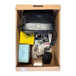 Voigtlander Bessa I folding camera, Miranda Sensoret, Canon Auto Zoom Super 8 cine camera ...