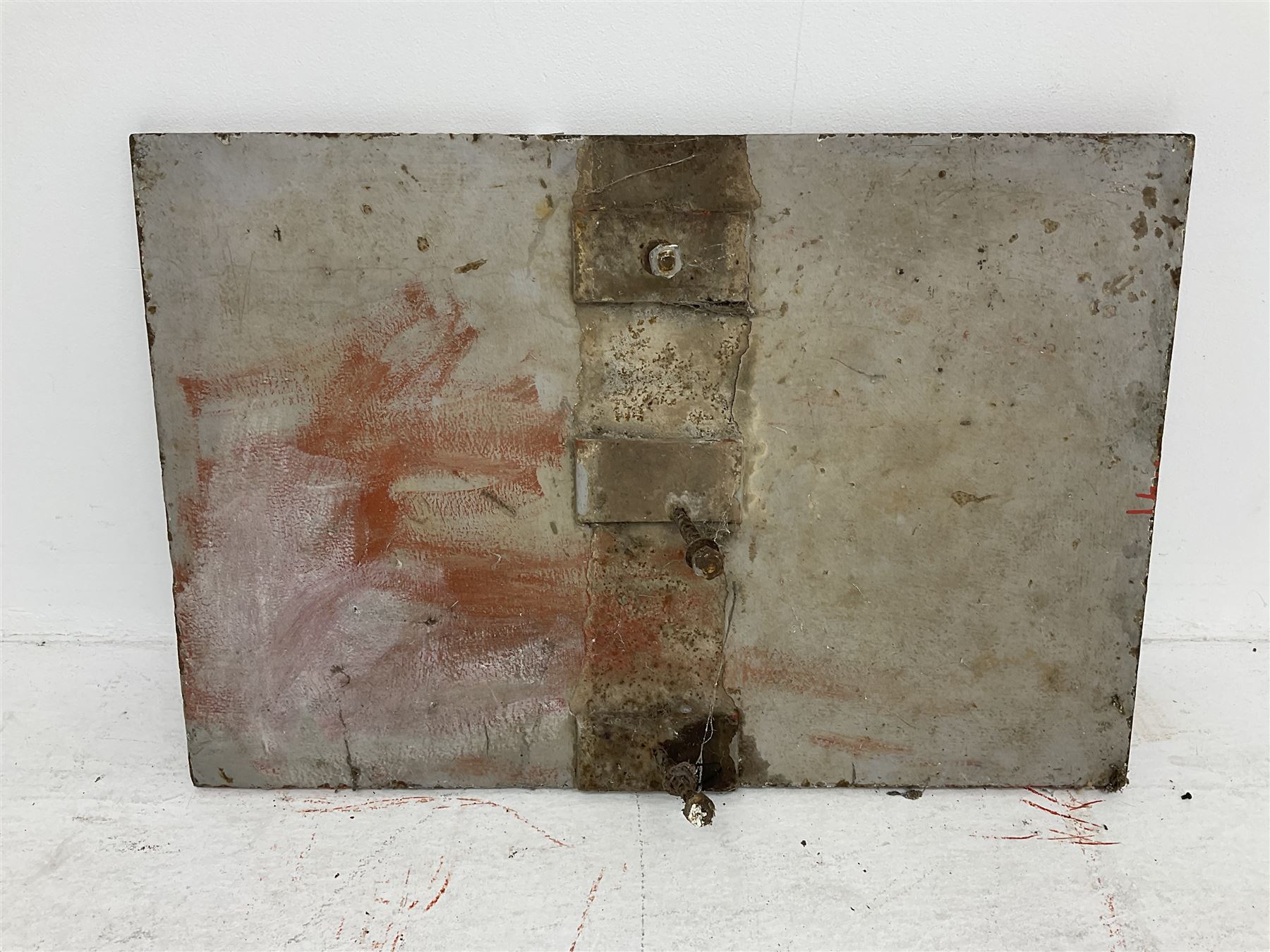 North Eastern Railway cast iron Public Railway sign, H60cm, L91cm