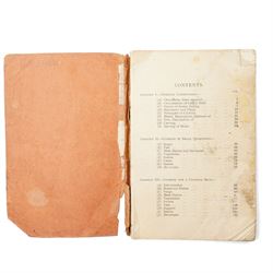WWII photo album of Malta containing original photographs with annotations, including Battle ships, harbours, soldiers and buildings, together with Manual of Naval Cookery 1945 Naval book