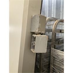 Walk in fridge/freezer insulated door, lockable with hinges and key - THIS LOT IS TO BE COLLECTED BY APPOINTMENT FROM DUGGLEBY STORAGE, GREAT HILL, EASTFIELD, SCARBOROUGH, YO11 3TX