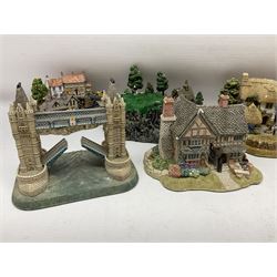 Twenty six Lilliput Lane models, to include Golden Harvest, Junk and Disorderley, Heaven Lea Cottage, Old Scrumpy Farm, Chantry Chapel Wakefield, etc, together with four similar cottages