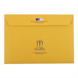 The Royal Mint United Kingdom 2002 'Manchester Commonwealth Games' two pound four coin cover