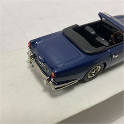 Illustra Models - 1:43 scale die-cast Aston Martin DB5 1066 Country Convertable, finished in metallic blue 
