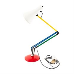 Anglepoise lamp in white, red, yellow and green, H74cm