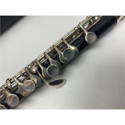 Phoenix two-piece piccolo; in Emerson fitted case