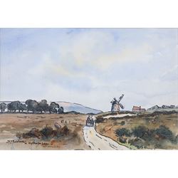 George Scarth French (British fl.1894-1910): View of Whitby, watercolour signed and dated 1885, 15cm x 24cm; together with another of 'Whitby Early Morning' signed with initials EMA, 10.5cm x 15cm and two others of Ugthorpe Lane, near Whitby, max 17cm x 25cm (4)