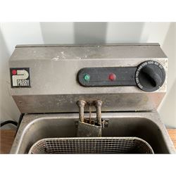“Parry” Single pan electric fryer - THIS LOT IS TO BE COLLECTED BY APPOINTMENT FROM DUGGLEBY STORAGE, GREAT HILL, EASTFIELD, SCARBOROUGH, YO11 3TX