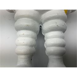Cast iron Michelin man figure, H38cm