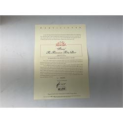 Steiff - limited edition Australian 'Penny' The Federation Teddy Bear' No.285/2000 EAN 675546; H35cm; boxed with certificate