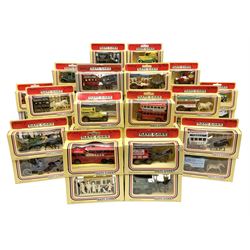 Fifty-two 1980's Days Gone/ Lledo die-cast models including Horse and Carts, all boxed (52)