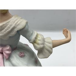 Collection of six Wedgwood Danbury Mint fairy tale figures, comprising Cinderella, Red Riding Hood, Little Bo Peep, Mary had a Little Lamb, Goose Girl and Rapunzel