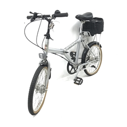Cresswell Fold-it folding bicycle with pannier