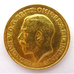  1913 gold half sovereign  