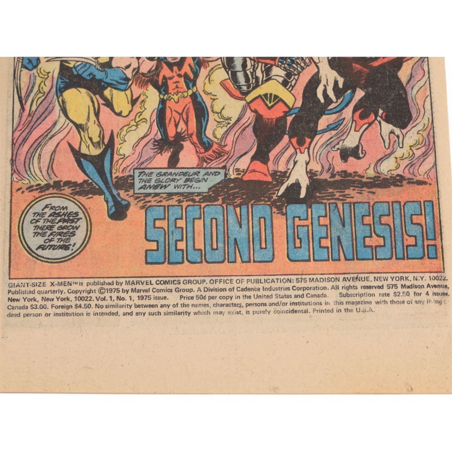Marvel Bronze Age 1975 'Giant-Size X-Men' issue #1