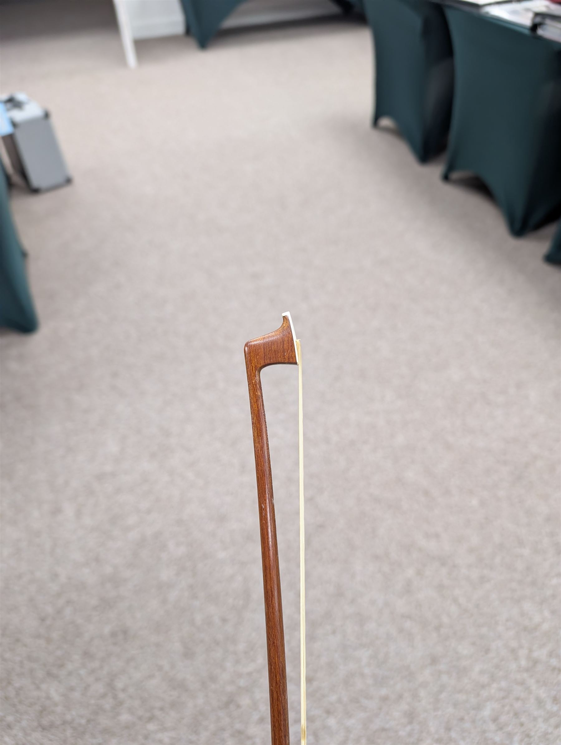 20th century violin, bearing label for Antonius and Hieronymus Amati, with bow stamped G. Werner, contained within fitted case