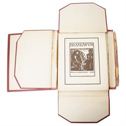 'Frank Brangwyn - Twenty Graphic Works' partial portfolio by Artur Wolf Verlag, to include...