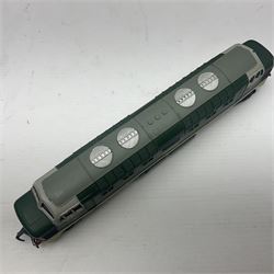 Hornby Dublo - 3-rail 3234 Deltic Type Diesel Co-Co locomotive 'St. Paddy' No.D9001 in BR two-tone green; in later unassociated plain box