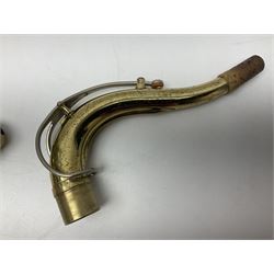 Czechoslovakian Corton tenor saxophone, probably 1970s/80s, serial no.132621; in fitted carrying case with crook and two mouthpieces