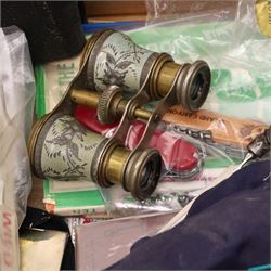 Tony Lama buckle, Austin spare parts catalogue, Swiss army knife, BBC Radio Test Match cap, horn handled letter opener etc