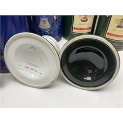 Bells, Scotch whisky, in seven Wade ceramic decanters, including Christmas 1988, 1989, 1990, 1991 etc