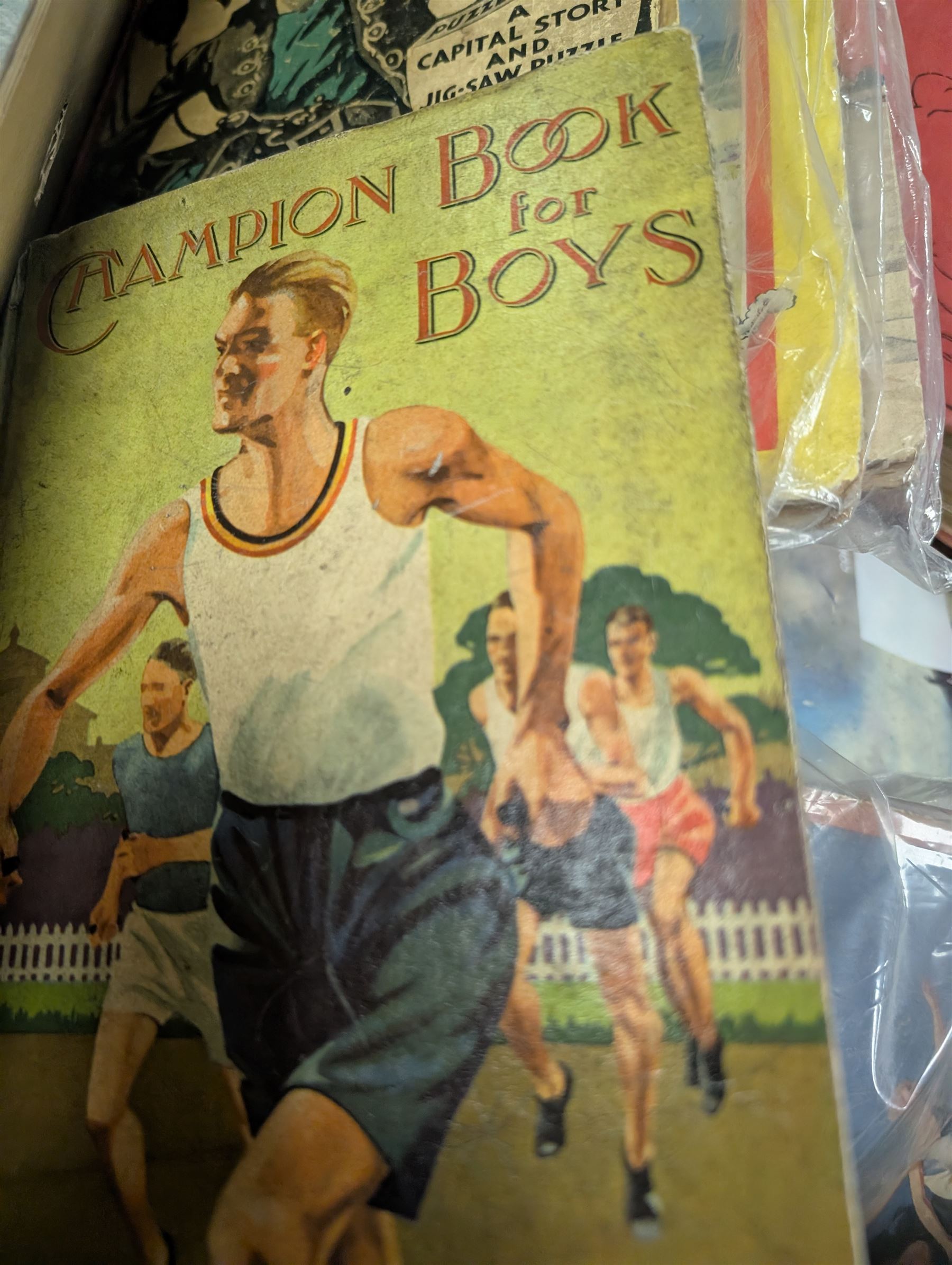 Reference books, Children's books and annuals, including Champion Books for Boys, Sisters Three and Chums etc