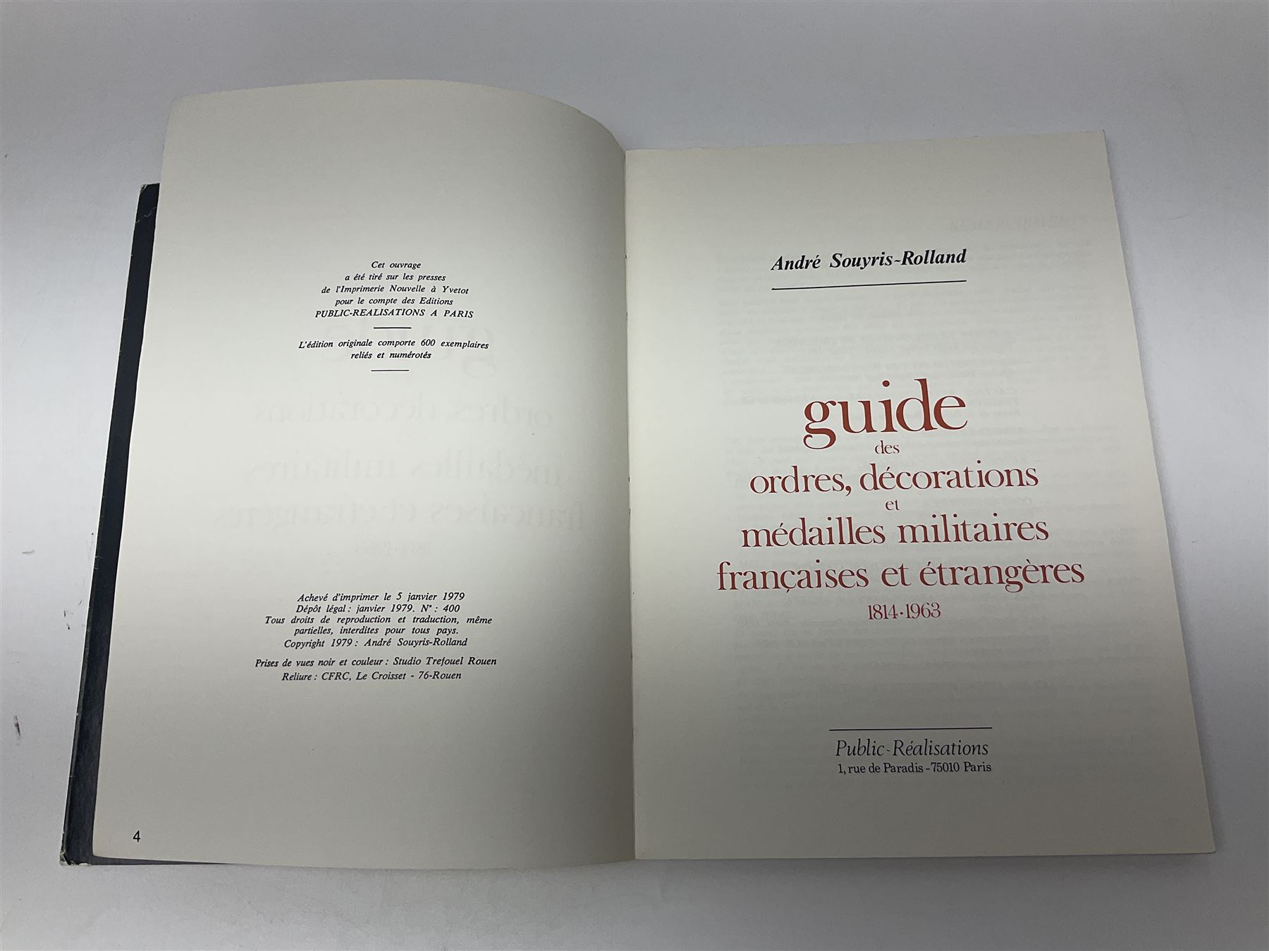 Five reference books on medals and orders including Vaclav Mericka: Book of Orders and Decorations; Polskie ordery i odznaczenia; James C. Risk: The History of the Order of the Bath; Guide des ordres, decorations et medailles militaires 1814-1963; etc; together with two works on Cornish Military Insignia; and Insignes De la Legion Etrangere (8)