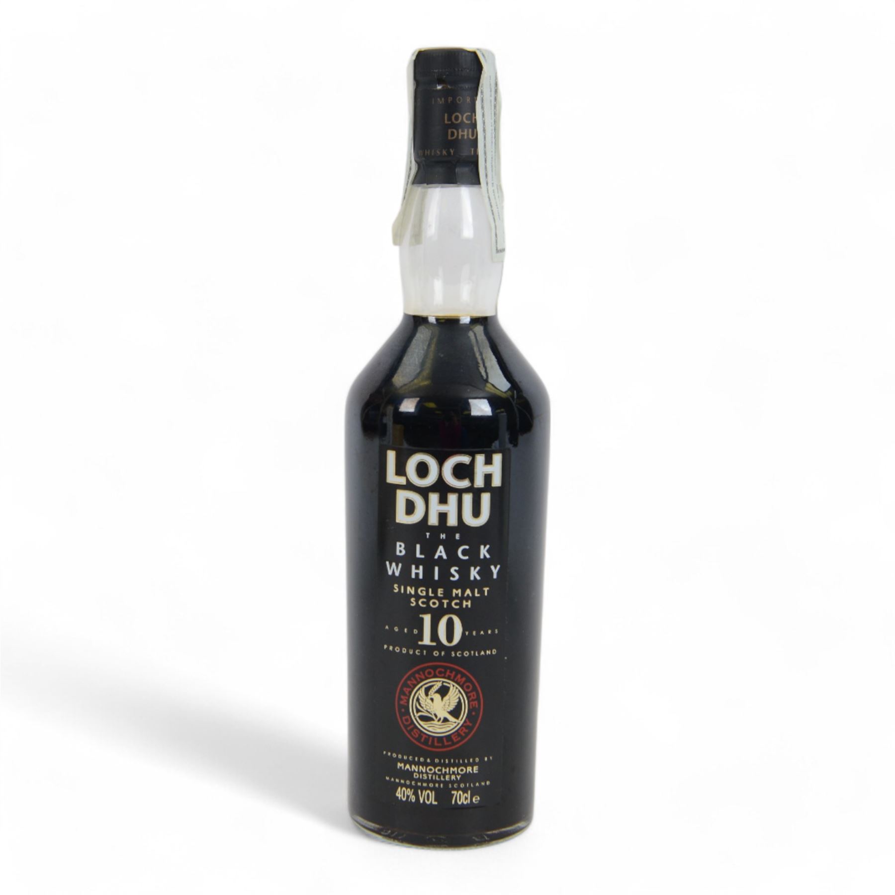Mannochmore, 10 year old Loch Dhu The Black Whisky, 70cl, 40% vol