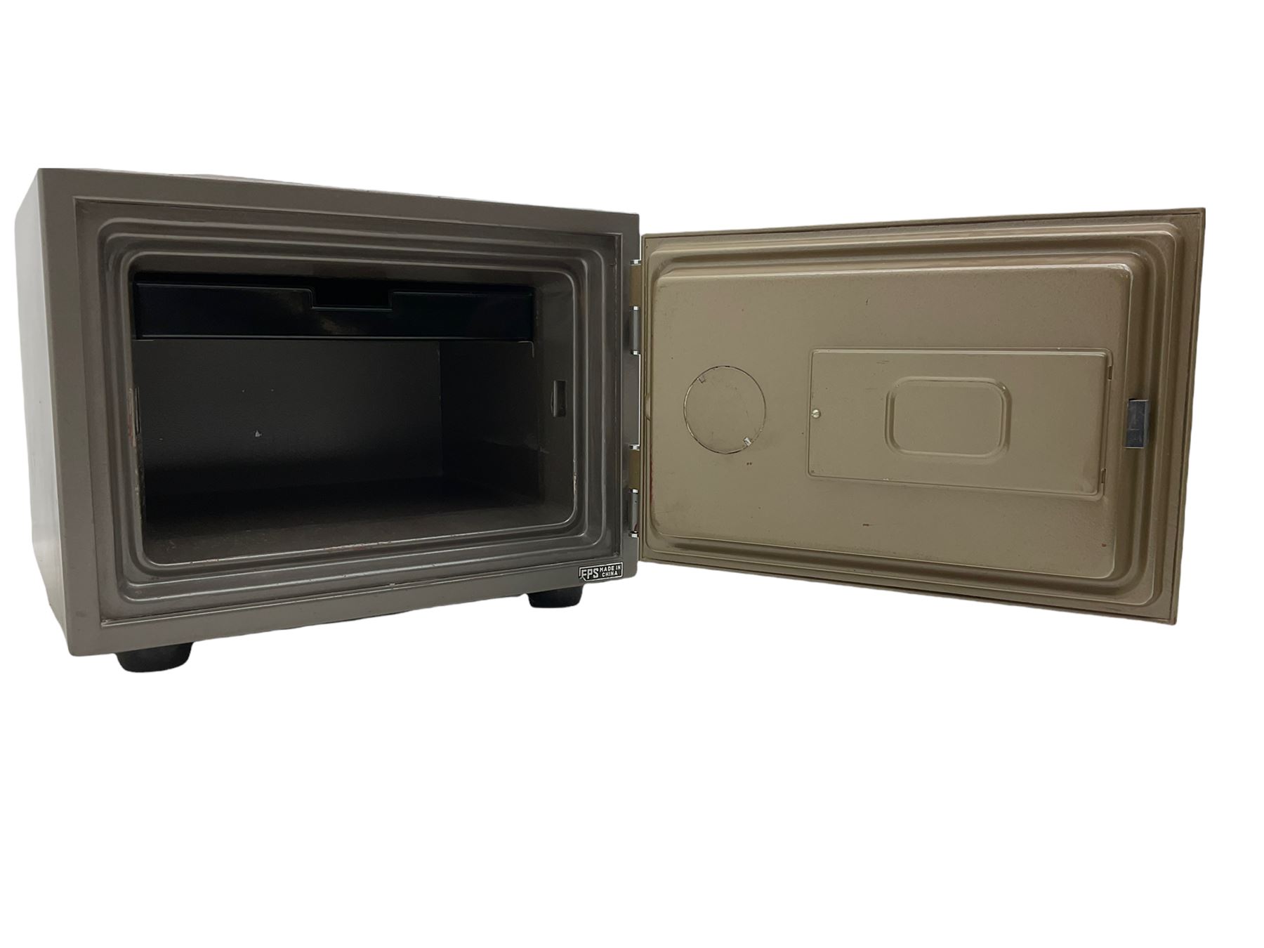 Cock fireproof combination safe, with key and instructions