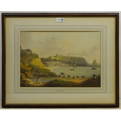 Francis Nicholson (British 1753-1844): South Bay Scarborough, pen grey ink and watercolour unsigned 29cm x 41cm
Provenance: private collection; with The Leger Galleries Ltd., Old Bond St., London April 1964 No.7; collection of Mrs Fitzmaurice Lenon