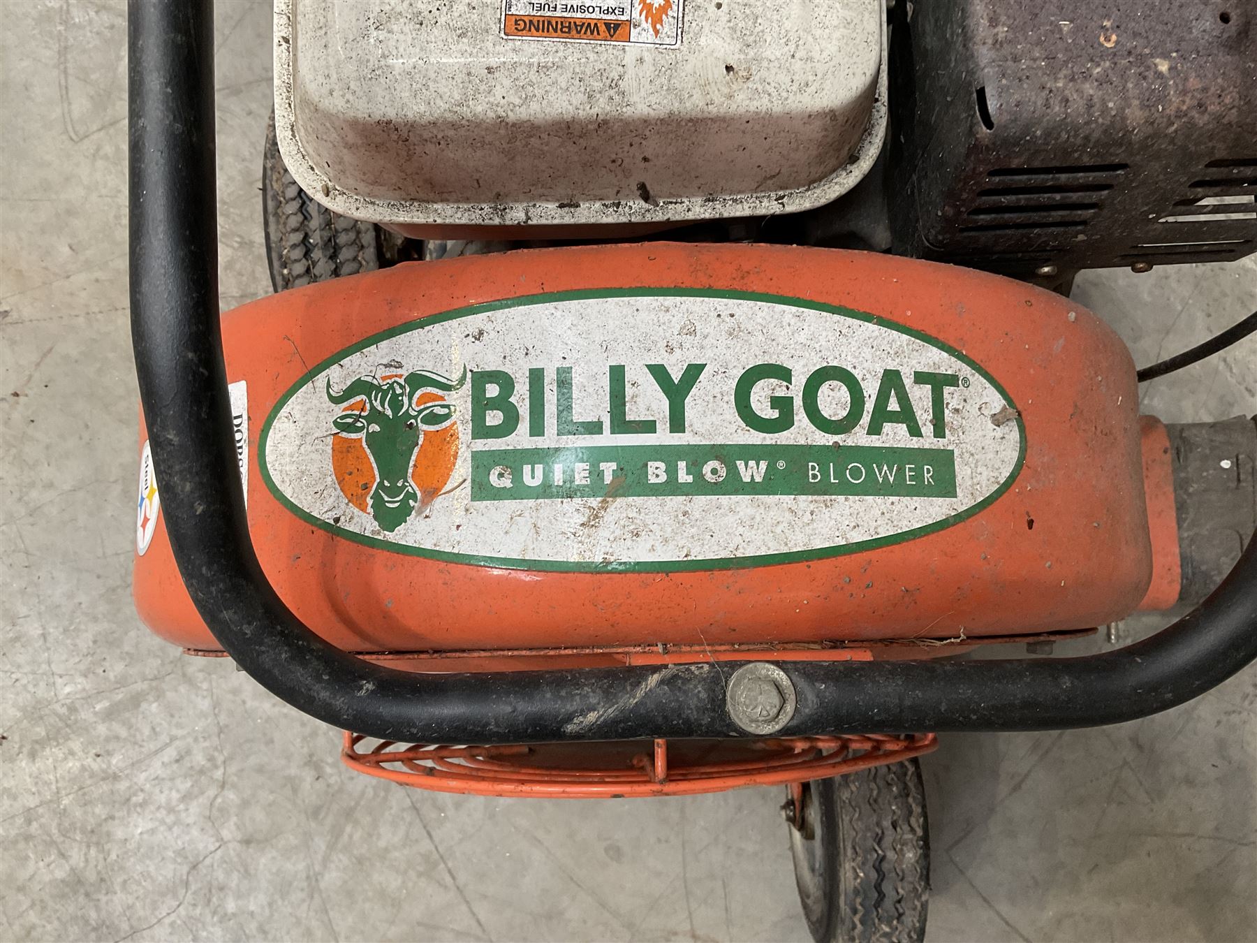 Billy Goat Quiet Blow Blower with Honda 8.0 GX240 engine 