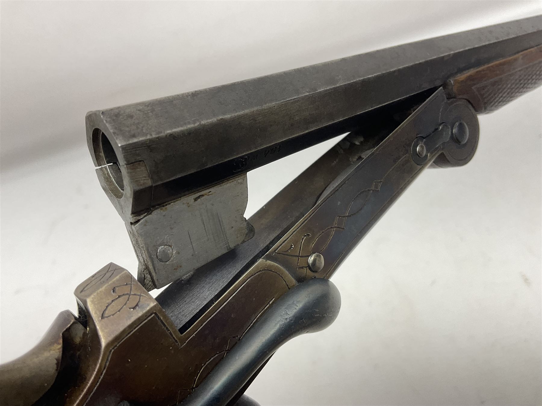 SHOTGUN CERTIFICATE REQUIRED - Belgian .410 folding single barrel hammer shotgun, with 75cm(29.5