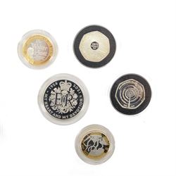 The Royal Mint United Kingdom 2021 'Making History' silver proof piedfort five coin set, cased and boxed with certificate