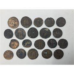 Roman Imperial Coinage, Constantine the Great (AD 306-337) and Constantine II (AD 337-340), twenty assorted bronze folles (20)
