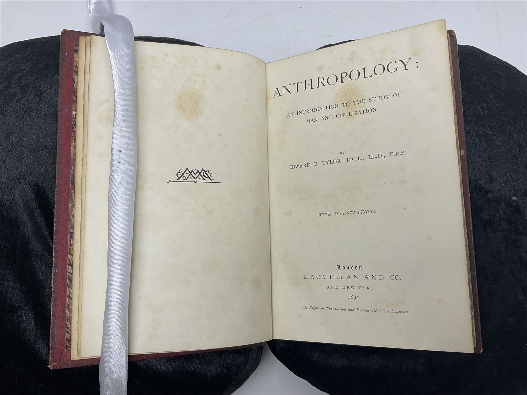 The Living Races of Mankind, two volumes, together with Alexander Winchell; Preadamites or a Demonstration of The Existence of Man before Adam and Edward B Taylor; Anthropology an introduction to the Study of Man and Civilization 