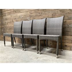 Rattan House - sixteen rattan garden chairs