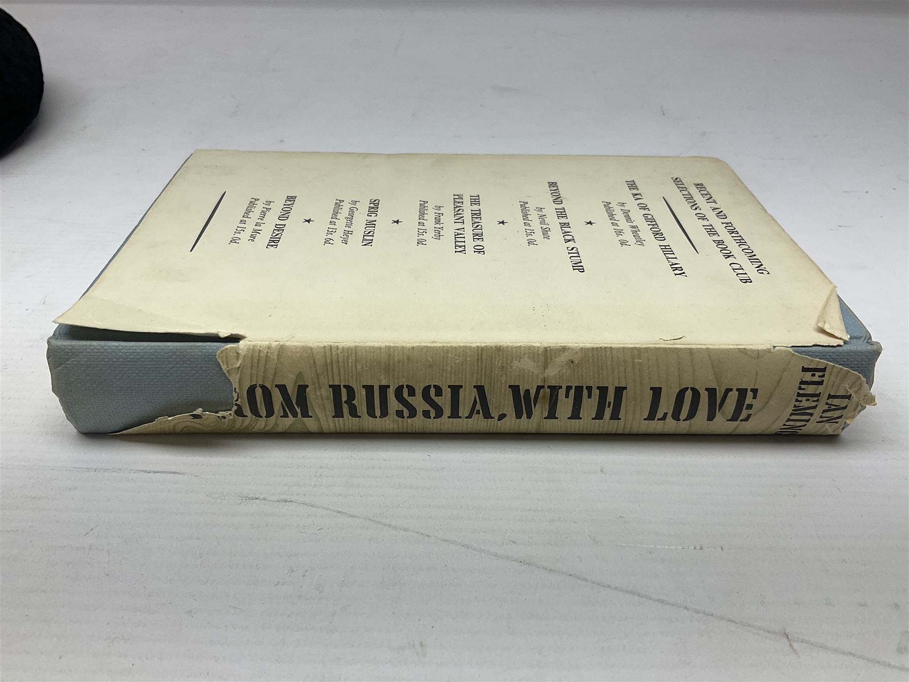 Ian Fleming: Octopussy and The Living Daylights. 1966 First edition with dustjacket; together with From Russia With Love. Book Club edition with dustjacket (2)