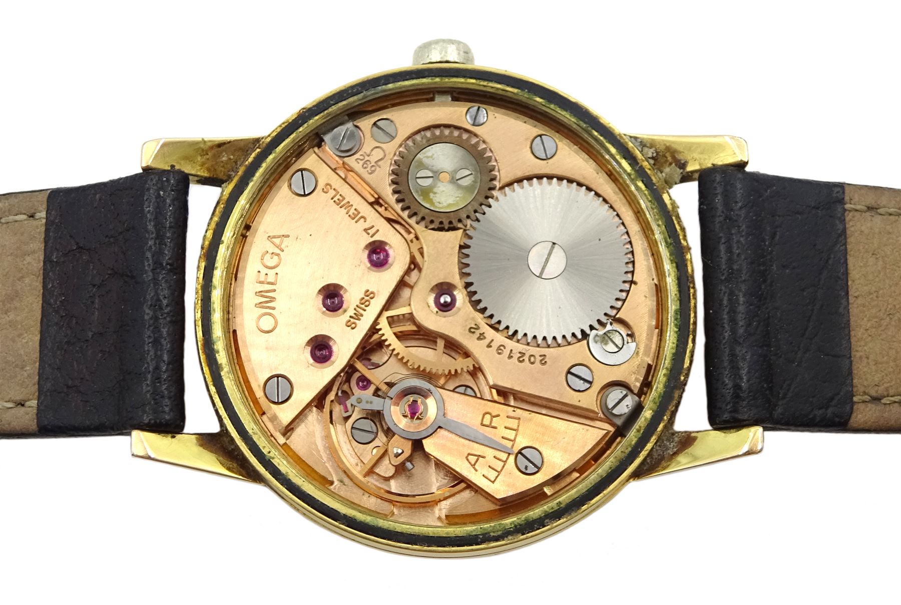 Omega Seamaster 30 gentleman s gold plated 17 jewels manual wind