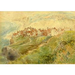 English School (Early 20th century): Robin Hood's Bay, watercolour unsigned 12cm x 16cm