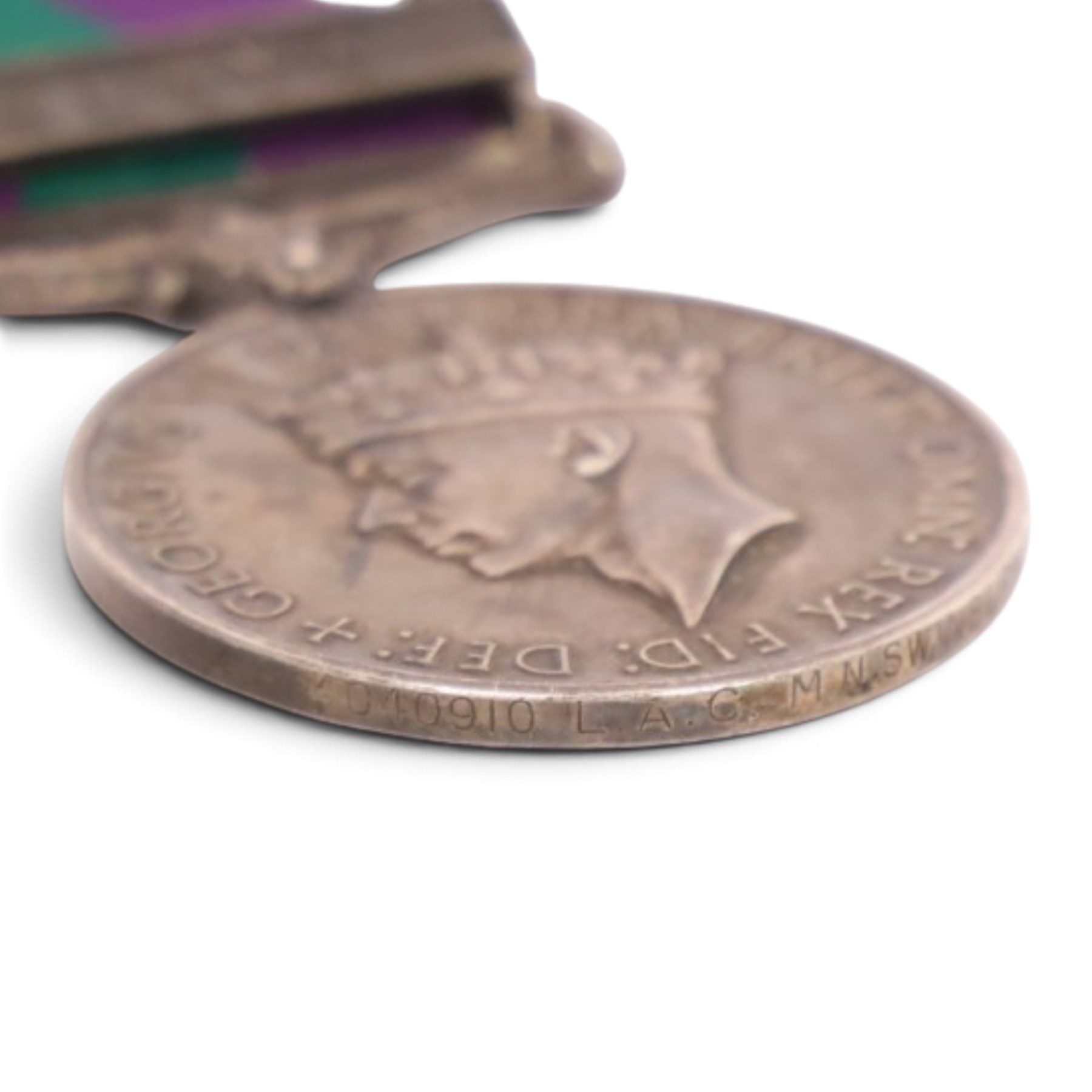George VI General Service medal with Malaya clasp, awarded t0 4040910 L.A.C. M.N. Swinburne R.A.F 