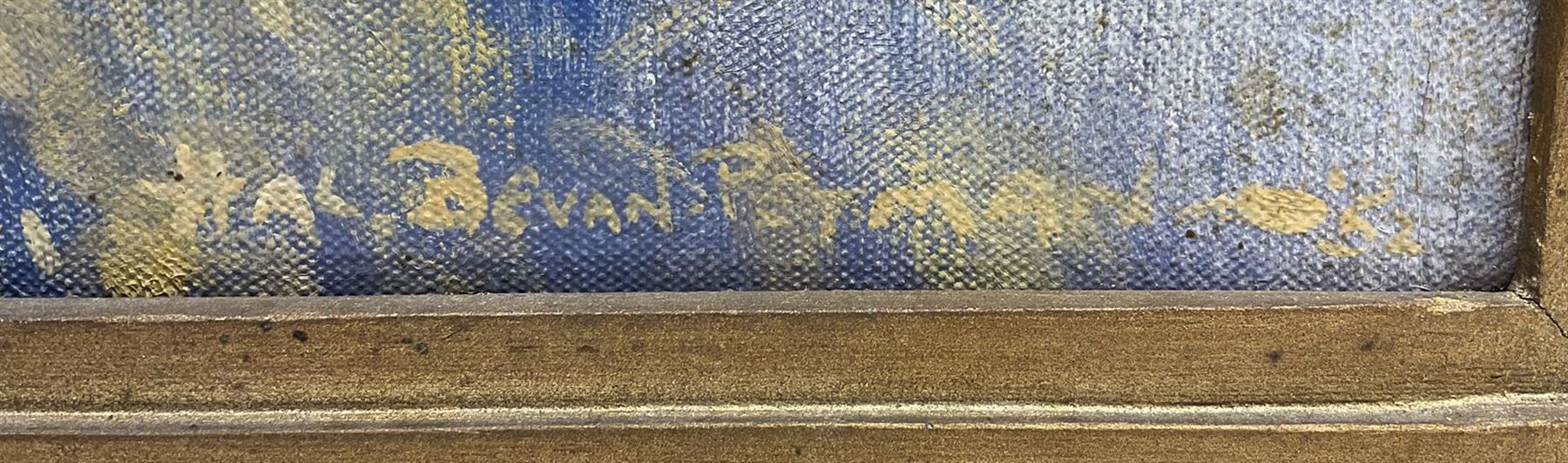 Henry Charles 'Hal' Bevan-Petman (Scottish 1894-1980): Portrait of a Spaniel, oil on canvas signed and dated '52, 37cm x 29cm