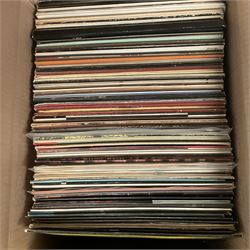 Collection of vinyl LP records in four boxes, mainly Classical, including Simon Preston Plays the Organ, Michael Tissier, Philip Dore and the Organ at Ampleforth Abbey and Christopher Dearnley, etc