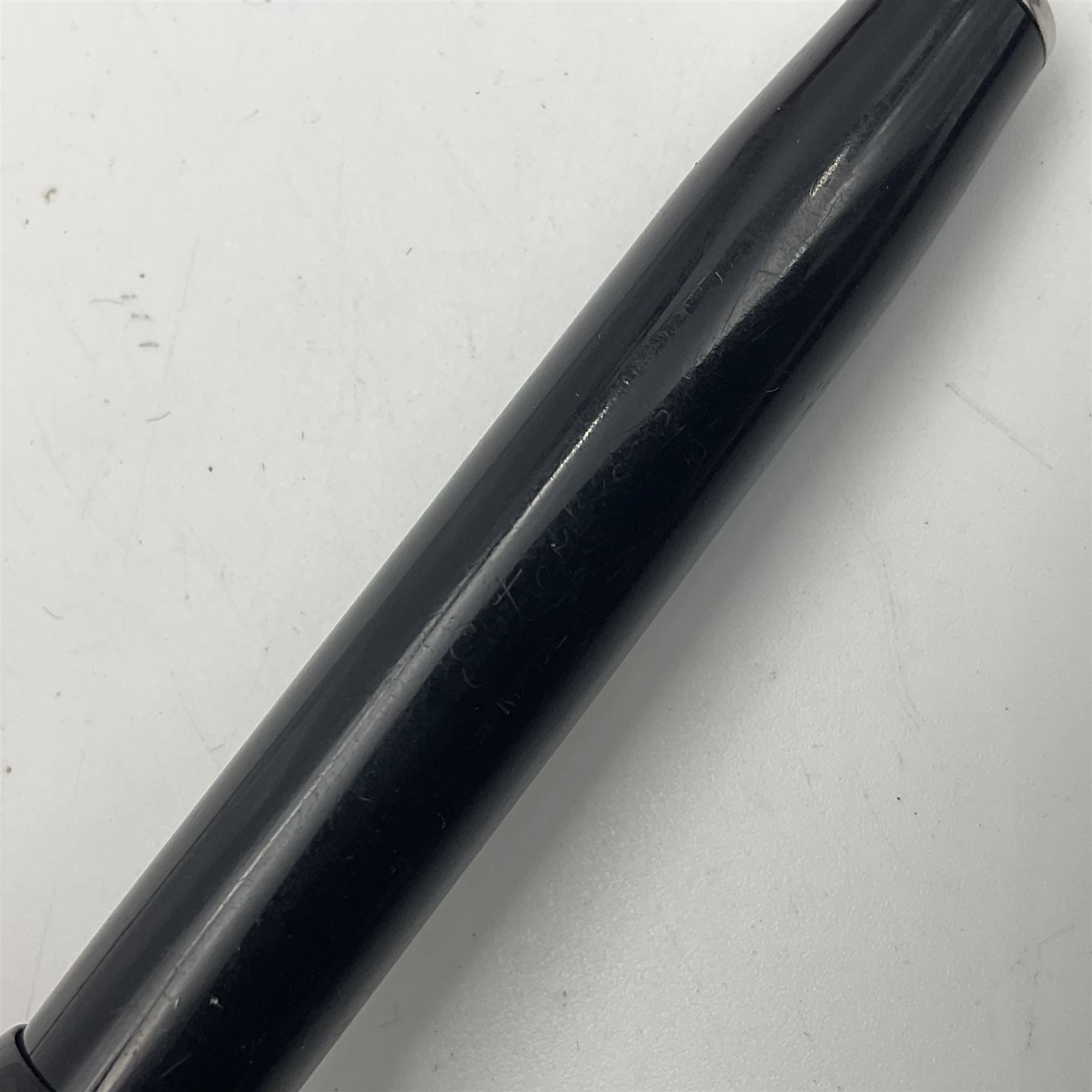 Collection of ball point and fountain pens, to include Burnham no 44, Ester Brook, Miles Martin etc  