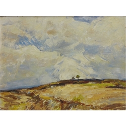  Moorland Landscape, oil on board by William B Dealtry (British 1915-2007) 29.5cm x 39.5cm  