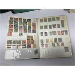 Queen Elizabeth II Great British first day covers with special postmarks and printed addresses, other covers, QEII used postage stamps, Basutoland, Southern Nigeria and other world stamps, housed in various albums, stockbooks, folders and loose, in one box