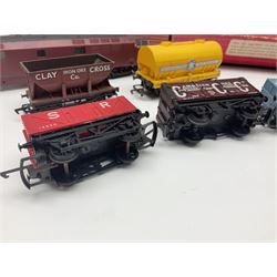 Hornby '00' gauge - LNER Heavy Goods Electric train Set with Class B12 4-6-0 locomotive No.8509, tender, seven wagons and accessories; boxed; Class 52 'Western' Diesel Hydraulic C-C locomotive 'Western Courier' No.D1062; Class 3F 'Jinty' 0-6-0 tank locomotive No.47606; and six goods wagons; two power controllers and oddments of track; all unboxed; together with Hornby Dublo TPO Mail Van Set with separate Line Side Apparatus and Junction Signals; all boxed