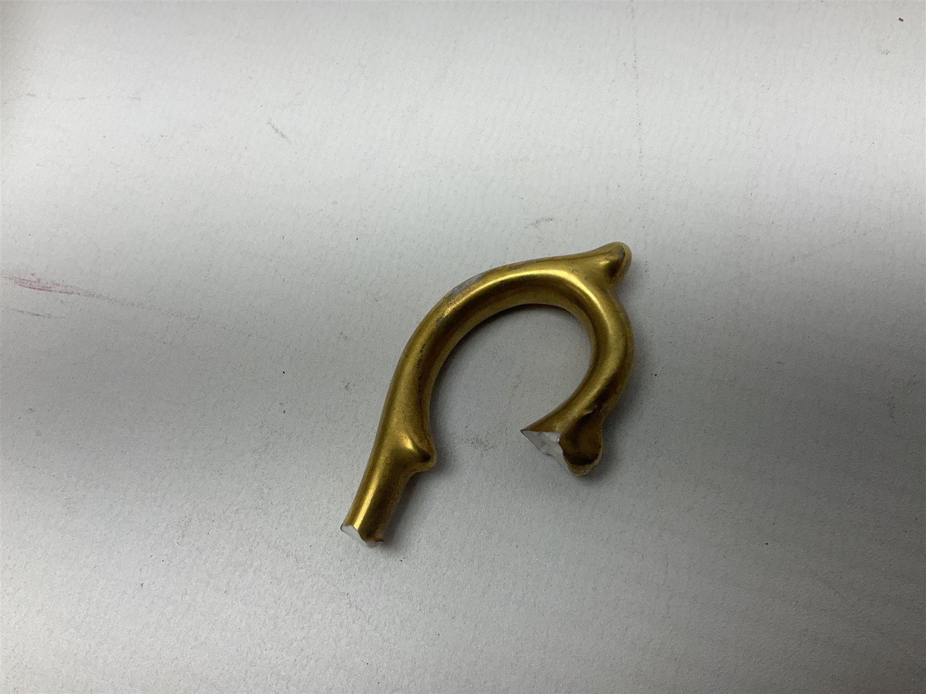 Aynsley Orchard gold pattern trio and vase, together with Edwardian Bone China plate, decorated with fruit, signed D. Wilson