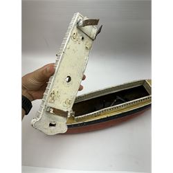 Early 20th century Gebruder Bing tinplate clockwork liner 'Leviathan', model no. B-49, H14.5cm, W37cm
