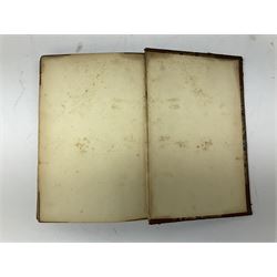 Twenty-seven 19th century leather bound books including The History of Napoleon Edited by R.H. Horne.1841; The Great Diamonds of the World by Edwin W. Streeter. 1882 Second edition; works by Voltaire; etc (27)